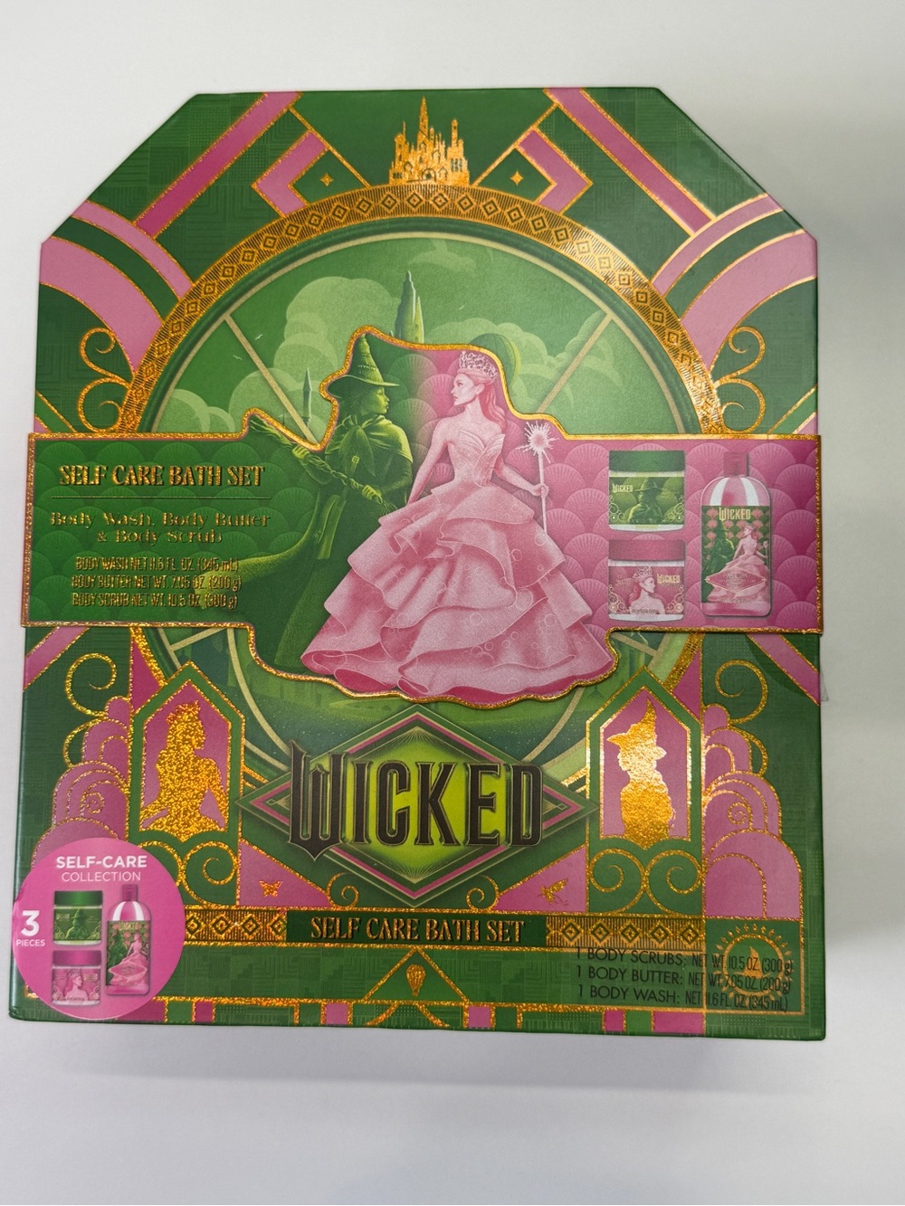 Wicked Self Care Bath Set - Green & Pink